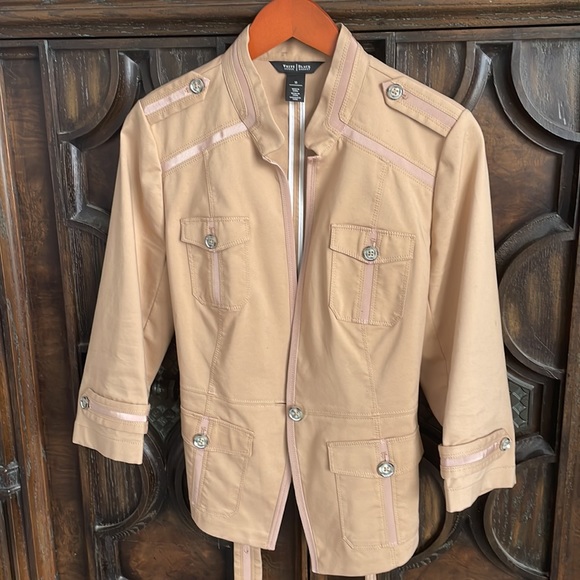 White House Black Market light weight jacket size 10 in mint condition. - Picture 6 of 17